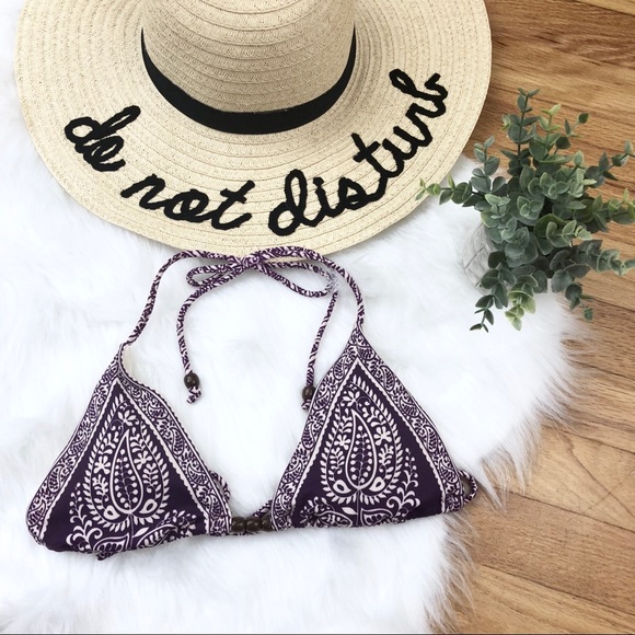 Victoria's Secret Other - Victoria’s Secret Purple Printed Bikini Top